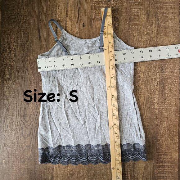 NWT!! Cosabella Avi Cotton Tween Spaghetti Strap Camisole Tank, Heather Gray - Picture 4 of 8